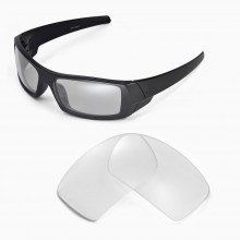 Walleva Clear Non-Polarized Replacement Lenses for Oakley Gascan Sunglasses